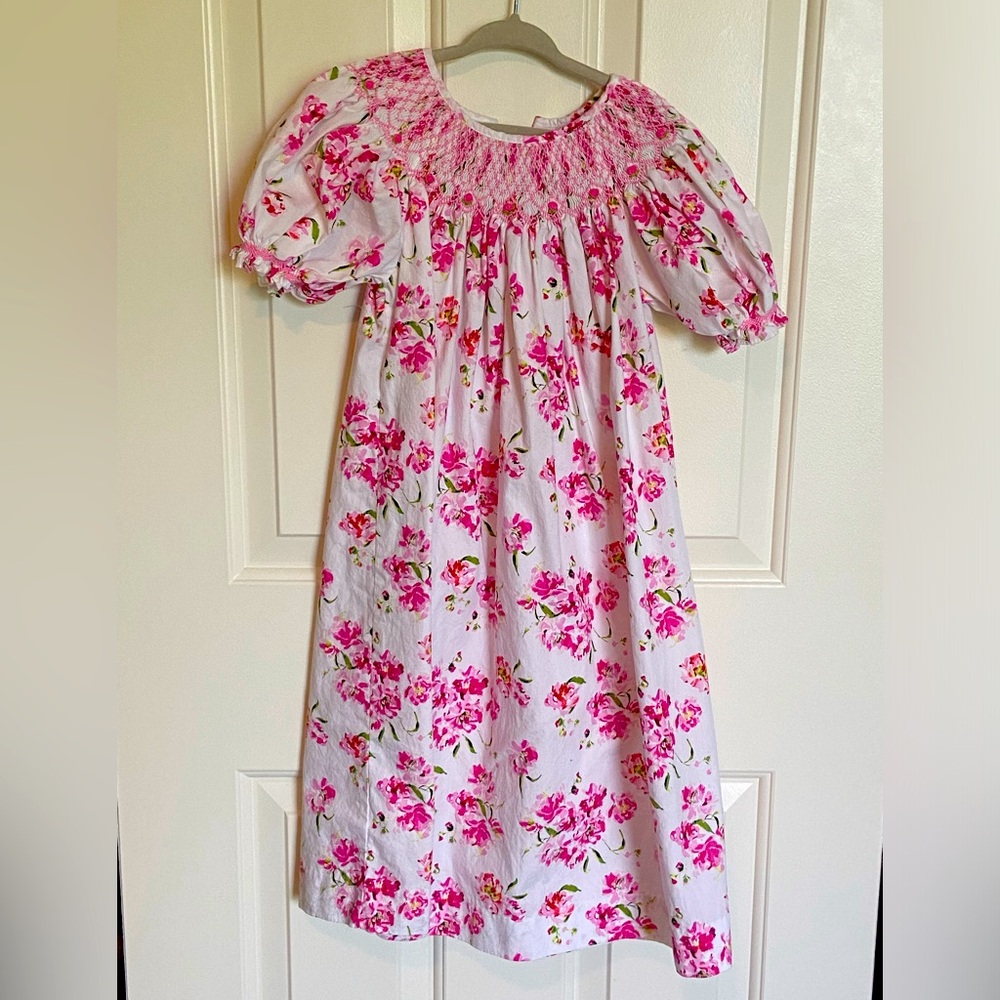 Mom&Me Smocked Bishop Dress